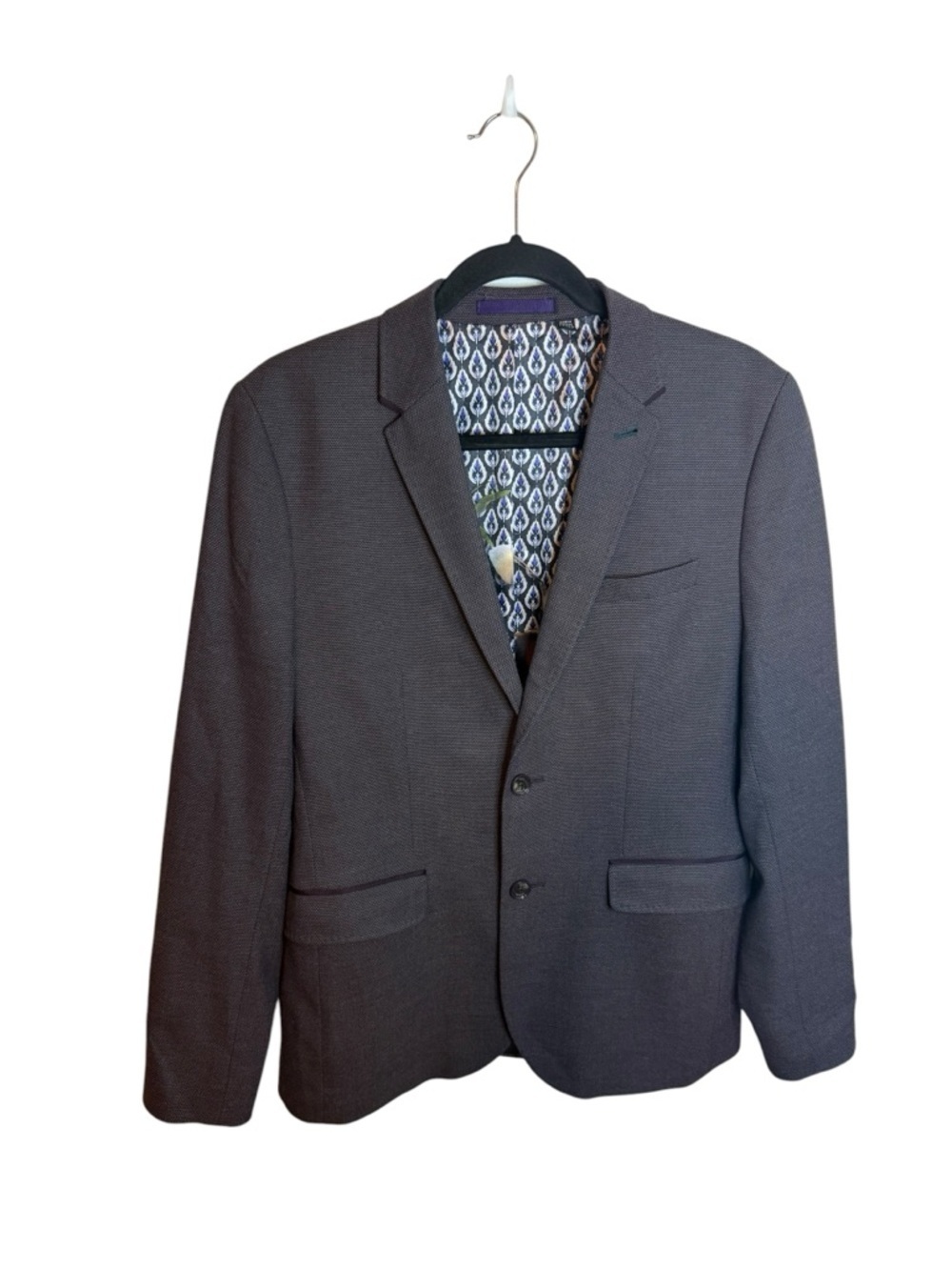 Ted Baker Gray and Purple Cabrini Sport Coat